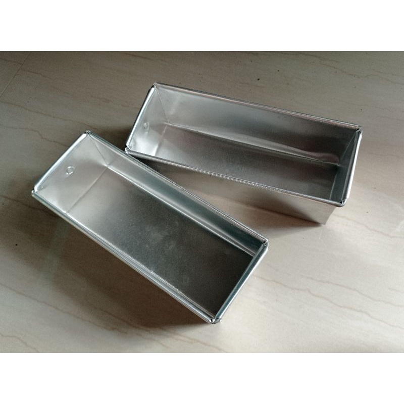 Loyang Aluminium Kotak Kecil Cetakan Roti