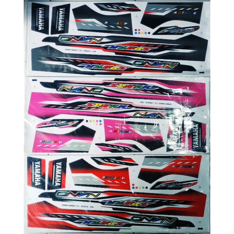 Sticker Stiker Striping Vega R New (SPARK NANO)
