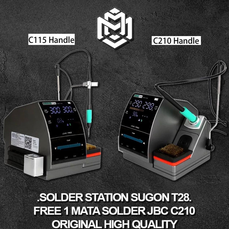 Solder Station Sugon T28 Original (FREE 1 MATA SOLDER JBC)  / SOLDER STATION SUGON T28 ORIGINAL / So