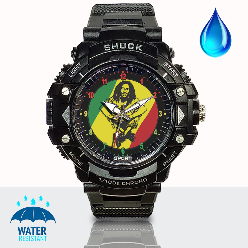 (JOS GANDOS BOS) Jam Tangan  BOB MARLEY - 2 (Exclusive)