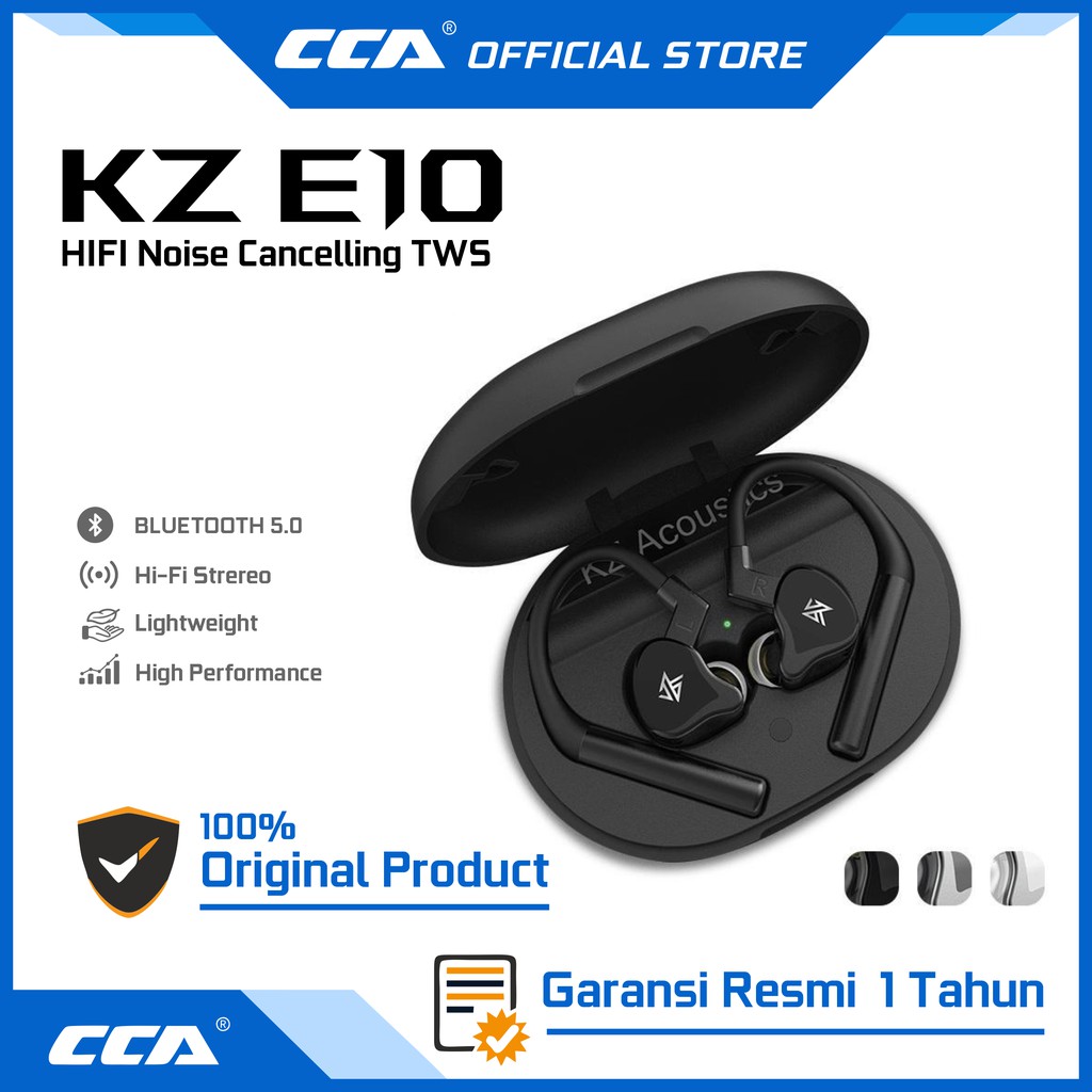 KZ E10 TWS APTX 5 Driver 4BA+1DD Hybrid Technology True Wireless Stereo Earphone