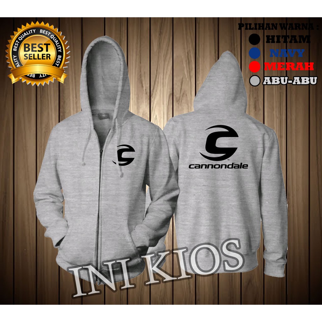 BERKUALITAS Jaket CANNONDALE BIKE Keren Pria CANNONDALE Sweater Hoodie zipper