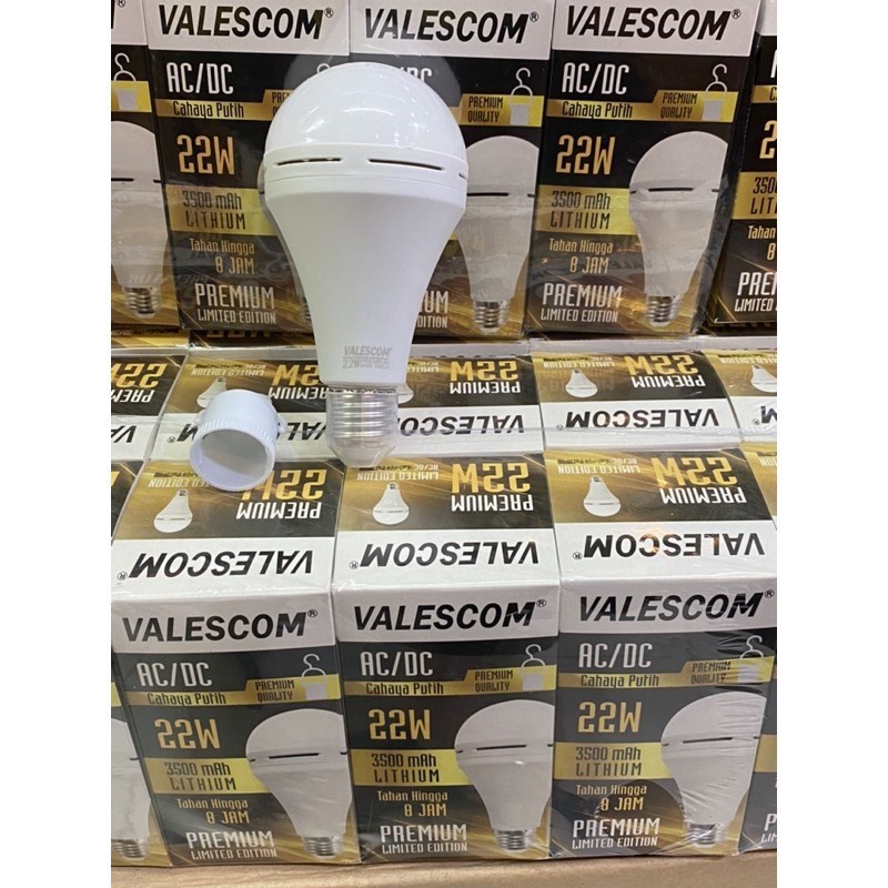 COD LAMPU EMERGENCY LED 22W AC/DC SENTUH MAGIC AJAIB VALESCOM 22 WATT//BOHLAM LAMPU SENTUH NYALA VALESCOM 22 WATT