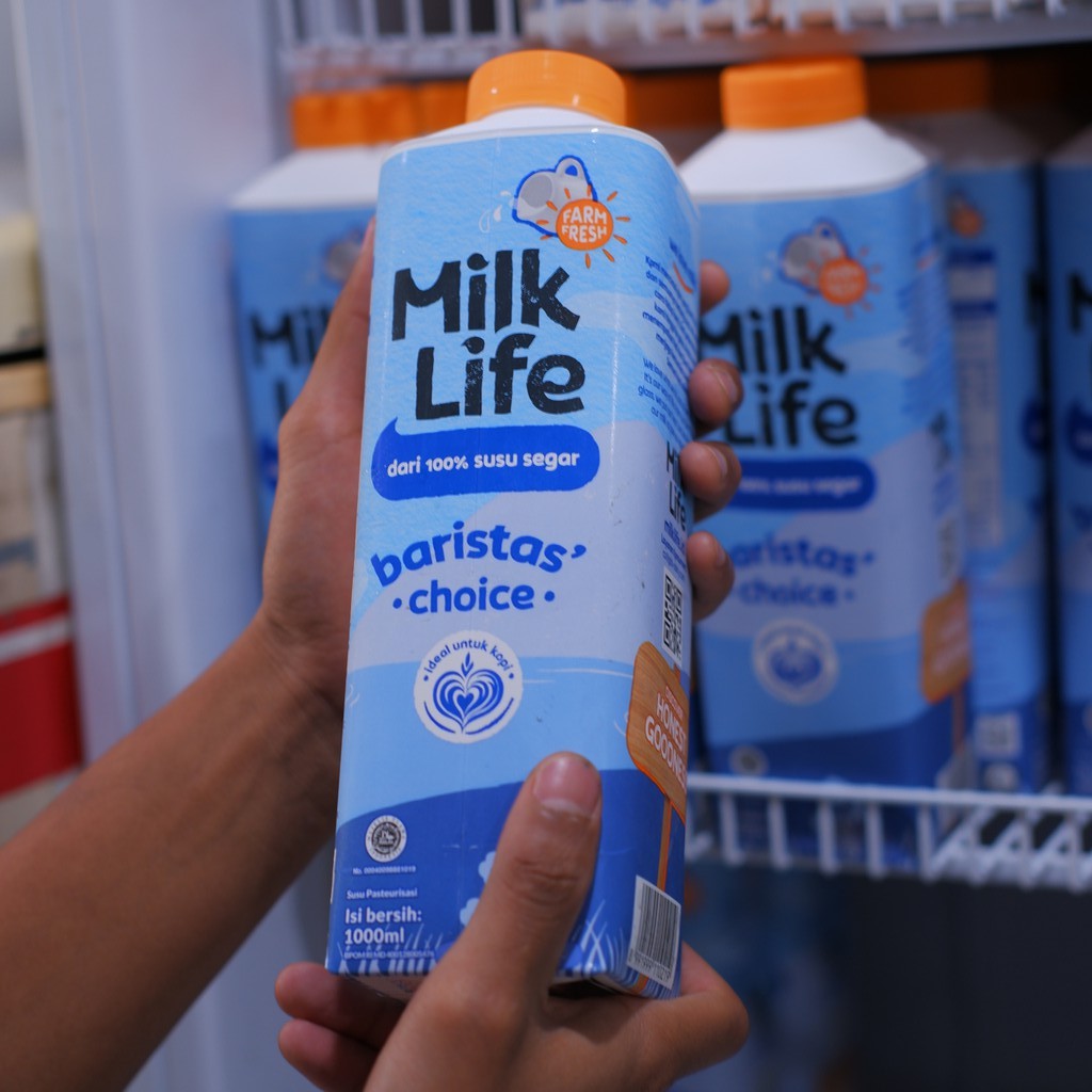 

Susu Milk Life Susu Segar Murni Barista Choice Pasteurisasi 1 L