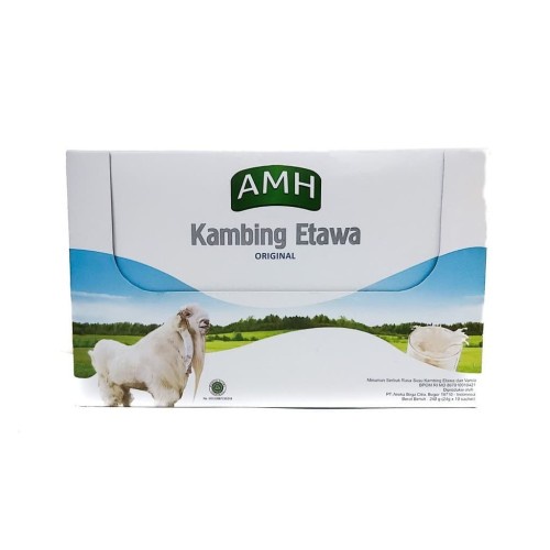 

Susu Kambing Etawa AMH Rasa Original Per Pack Isi 10 Sachet