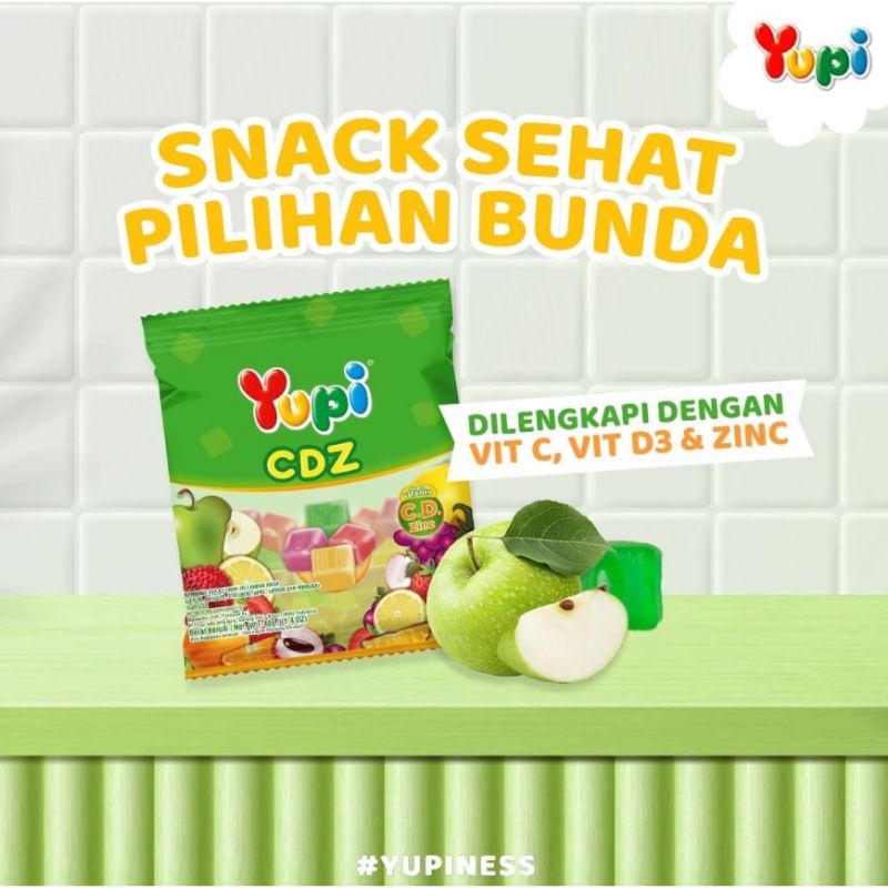 

Yupi Candy Gummy Cdz aneka Rasa 40g - Permen AYEA TOSERBA