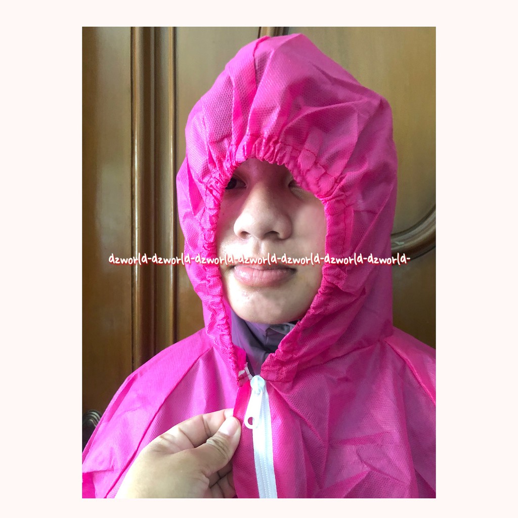 Baju APD Hazmat Suit Waterproof bahan polypropylene dengan Alas Kaki Berwarna