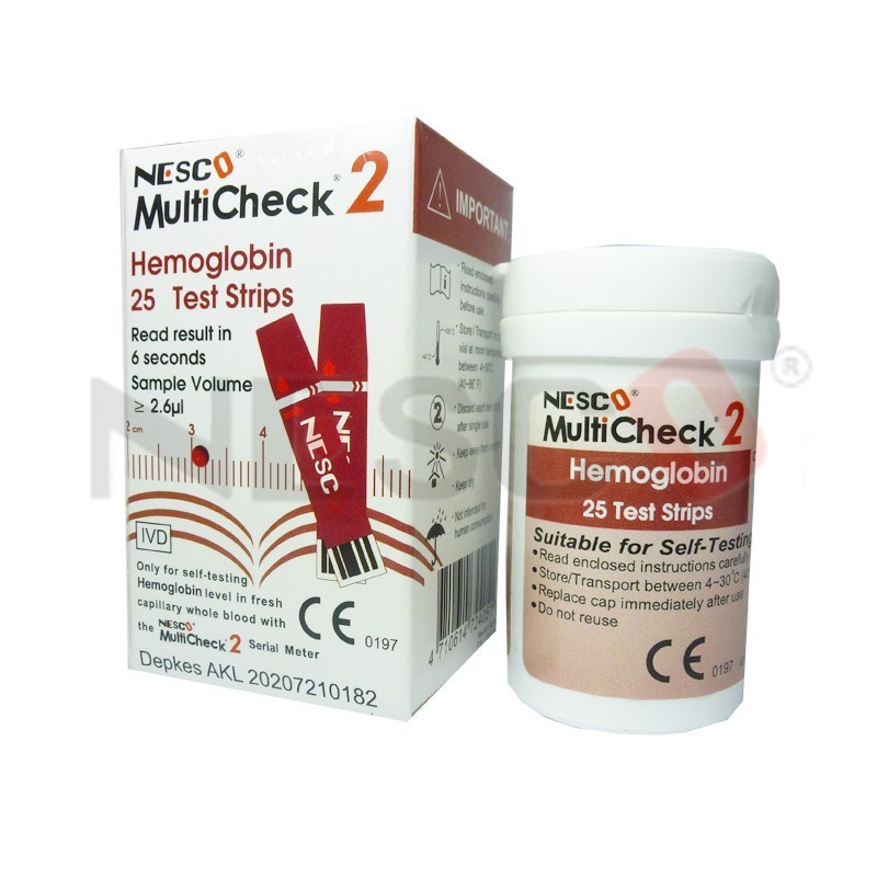 Nesco Strip NW Hb(25s) / STRIP CEK HEMOGLOBIN