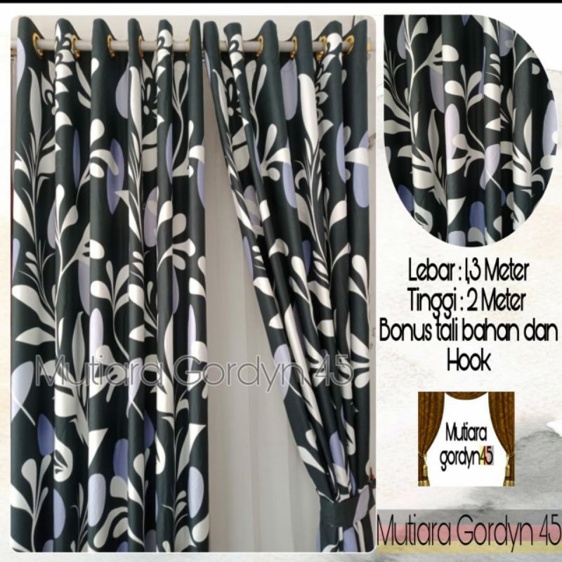 GORDEN Minimalis KATUN JEPANG ABU HITAM