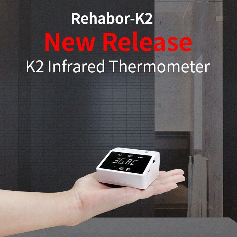 MINI THERMOMETER ALAT UKUR SUHU TUBUH DIGITAL OTOMATIS TELAPAK TANGAN SENSOR INFRARED INFRA MERAH