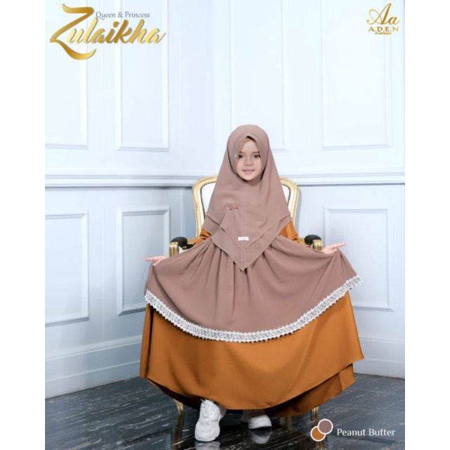 Gamis Anak Princess Zulaikha Aden Hijab