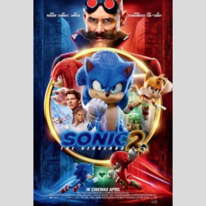 Kaset Film SONIC THE HEDGEHOG 2 (2022)