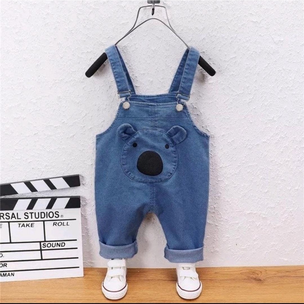 OVERALL BEAR - Overall Jeans Anak Laki - Laki Baju kodok Anak 1-4Tahun