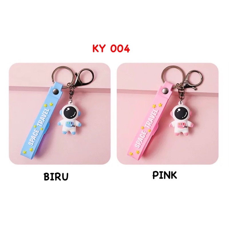 KY004 | GANTUNGAN KUNCI ASTRONOT | KEY CHAIN UNIK | GANTUNGAN ELEGAN-1