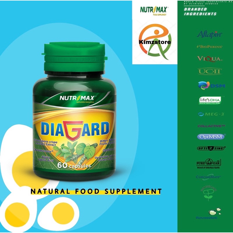 Nutrimax Diagard 60 Capsul / Penurun Diabetes / Obat gula darah