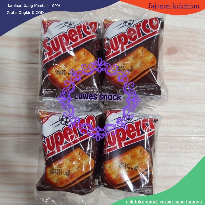 

superco isi 10pcs-Jajan jadul -snack jadul -biskuit jadul-biskuit coklat