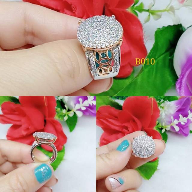 Cincin kombinasi Permata B010-013