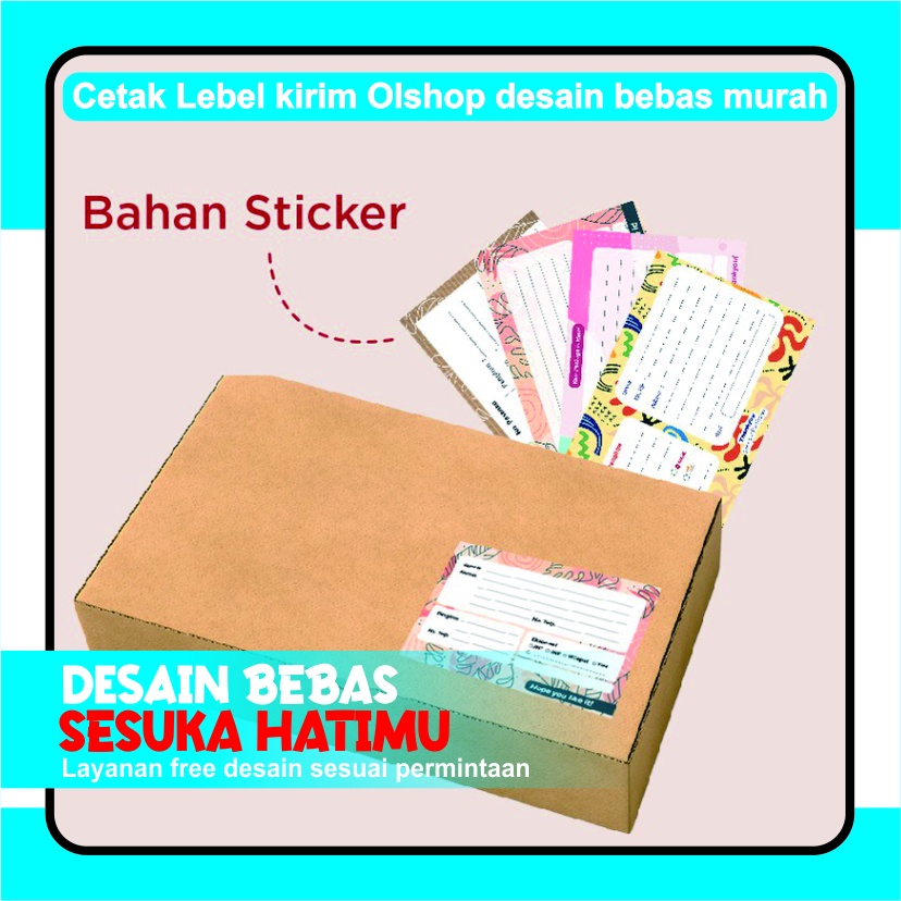 

lebel kirim olshop / STIKER LABEL PENGIRIMAN OLSHOP CUSTOM