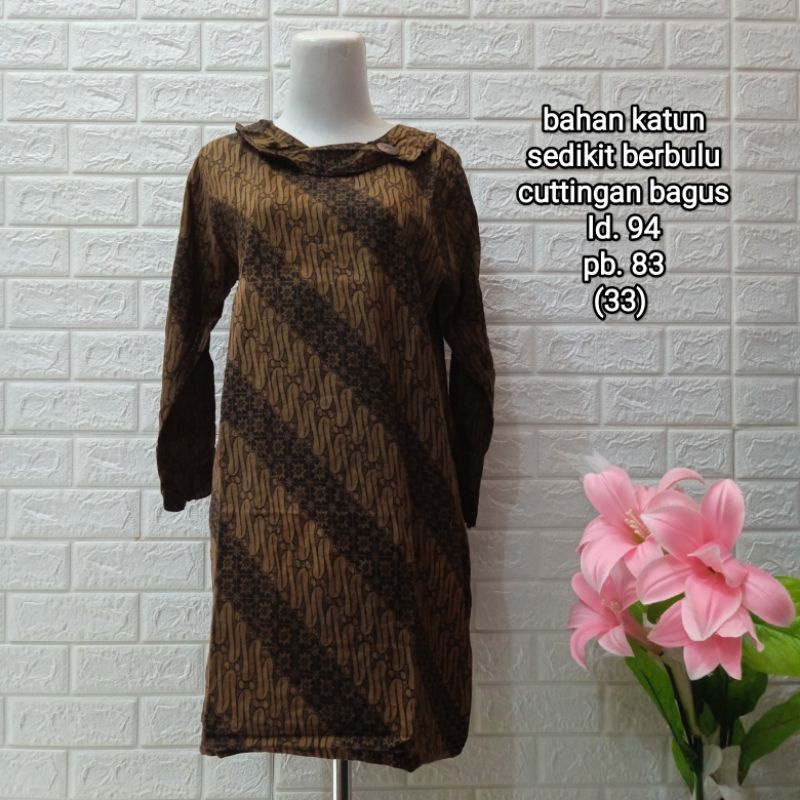 PRELOVED BAJU BATIK WANITA / (PART 1) / PL ATASAN BATIK WANITA / BAJU BEKAS-37