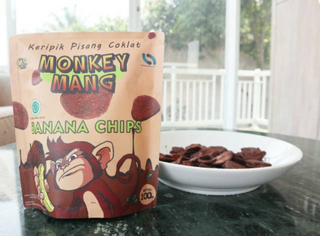 KERIPIK PISANG / CEMILAN KERIPIK PISANG/ BANANA CHIPS MONKEY MANG