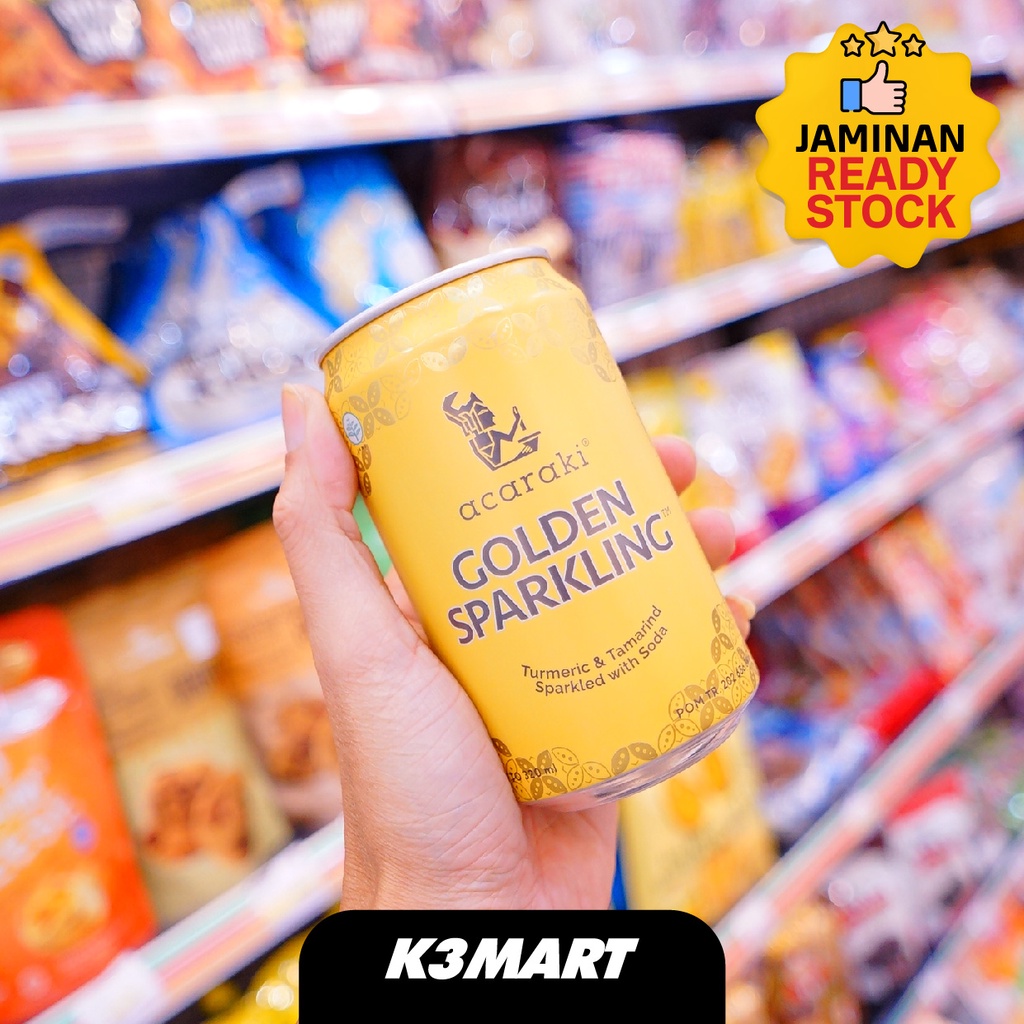 

Acaraki Golden Sparkling Kunyit Asam Soda 320ml