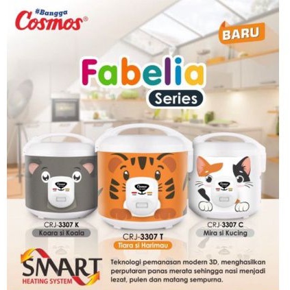 Cosmos Magic Com CRJ 3307 Penanak Nasi Series Fabelia 3307 T/K/C