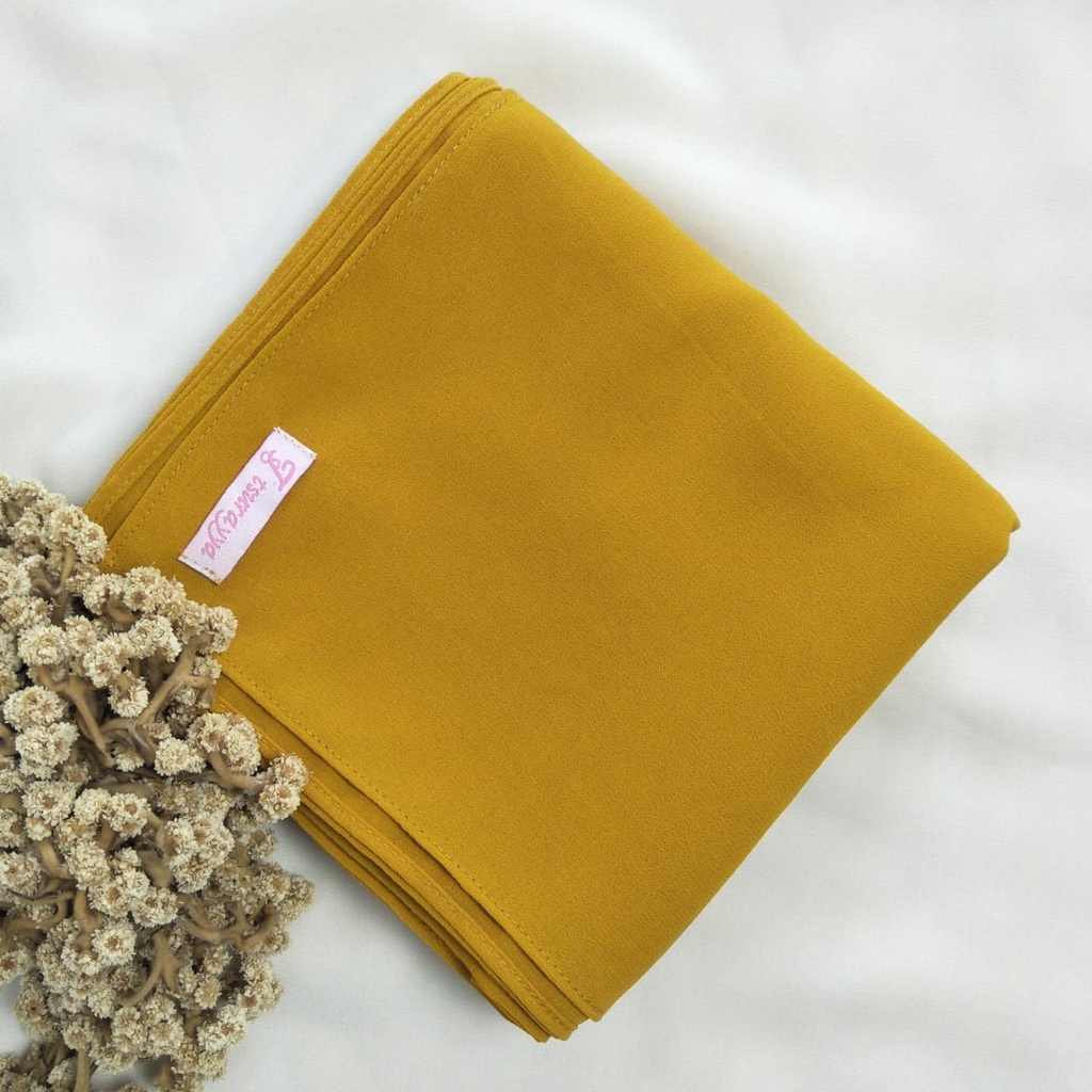 (PART 1)PASHMINA 200x75 SET CADAR/PASHMINA CERUTI SYARI/PASHMINA JUMBO-Canary