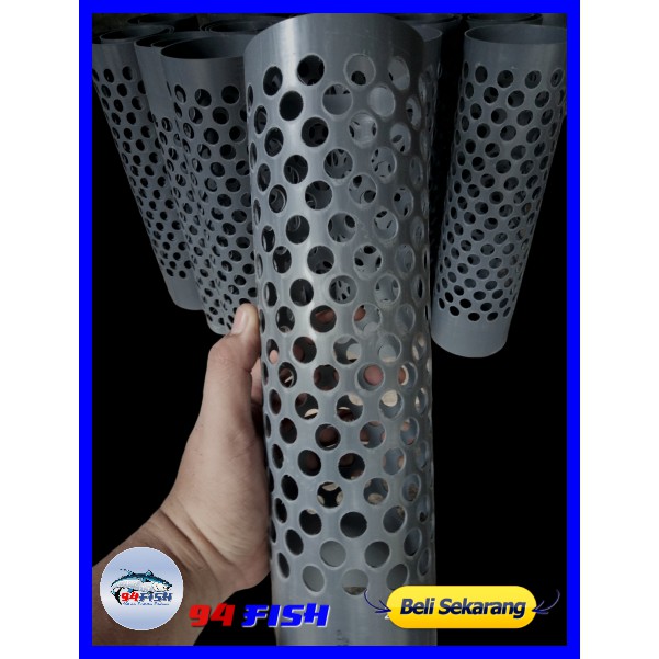 PIPA PEMBUANGAN KOLAM PARALON PEMBUANGAN PIPA FILTER KOLAM 3 INCH PANJANG 30CM LUBANG 12 MM