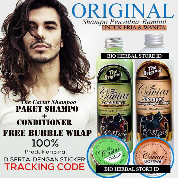 ( BISA COD ) Shampo Kuda The Caviar / Shampoo dan Conditioner Asli 100% PRODUK TERBATAS [Kode 1|Kode