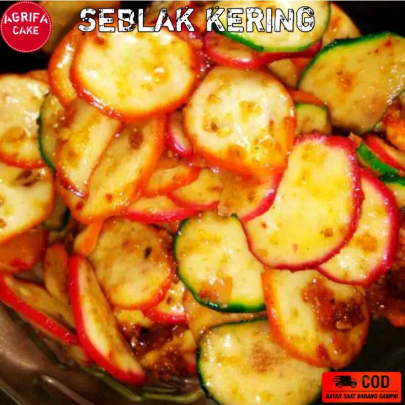 

SEBLAK KERING Snack Cemilan Pedas Daun Jeruk isi 500gram