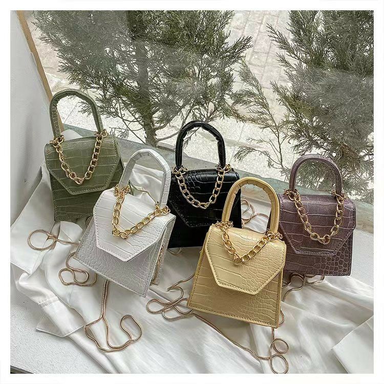 IG SANDAL STORE - OBRAL PASTI GRATIS ONGKIR  Tas Selempang Wanita Mini Kanvas andin Model Terbaru