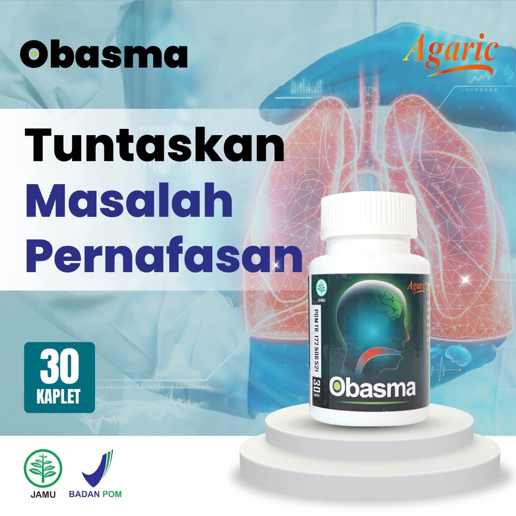 Kaplet Obasma Original Obat Batuk Sesak Napas Asma Sinusitis Bronkitis Dan Melegakan Pernapasan