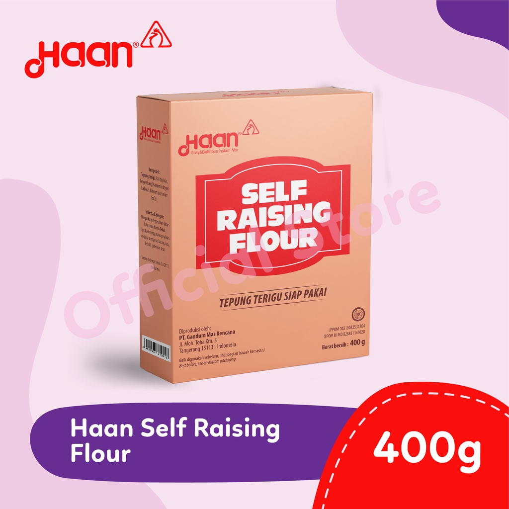 

HAAN SELF RAISING FLOUR 400gr