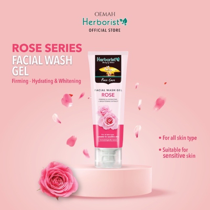 Herborist Rose Series - Sleeping Mask / Face Wash / Cleansing Mik / Rose Water