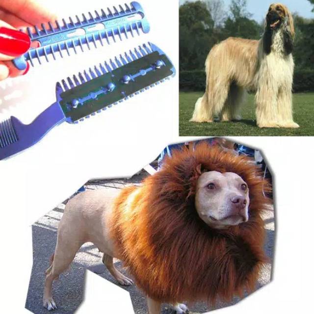 Pet dog cat grooming trimmer clipper cukur bulu hewan anjing kucing  comb