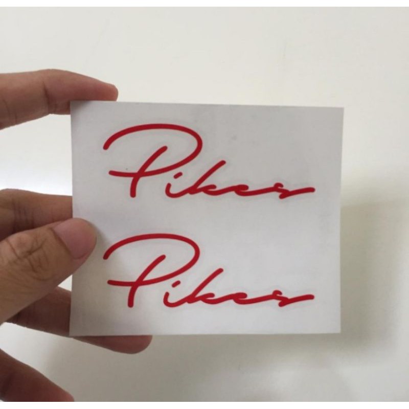 Sticker Sepeda Element Pikes Tanda Tangan Handwriting