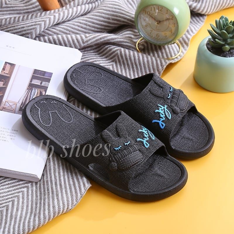 SANDAL WANITA SUPER NYAMAN,SANDAL PEREMPUAN MODEL KOREA,SANDAL SLOP KARET TERBARU EMPUK ANTI SLIP