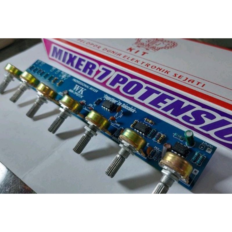 Mixer 7 potensio tone control  mixer 7 potensio