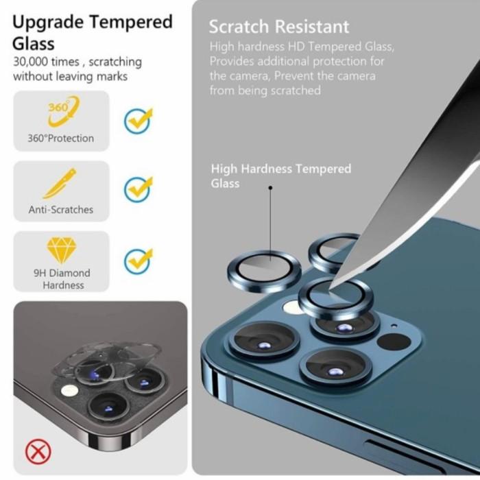 Tempered glass kamera iphone 12 12 Mini 12 Pro 12 Pro max Ring Kamera