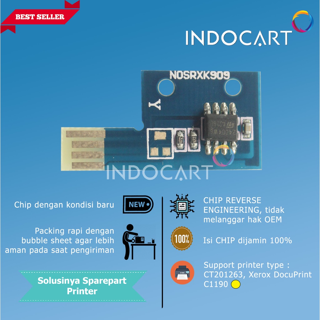 Chip CT201260 CT201261 CT201262 CT201263 -Xerox DocuPrint C1190-2K