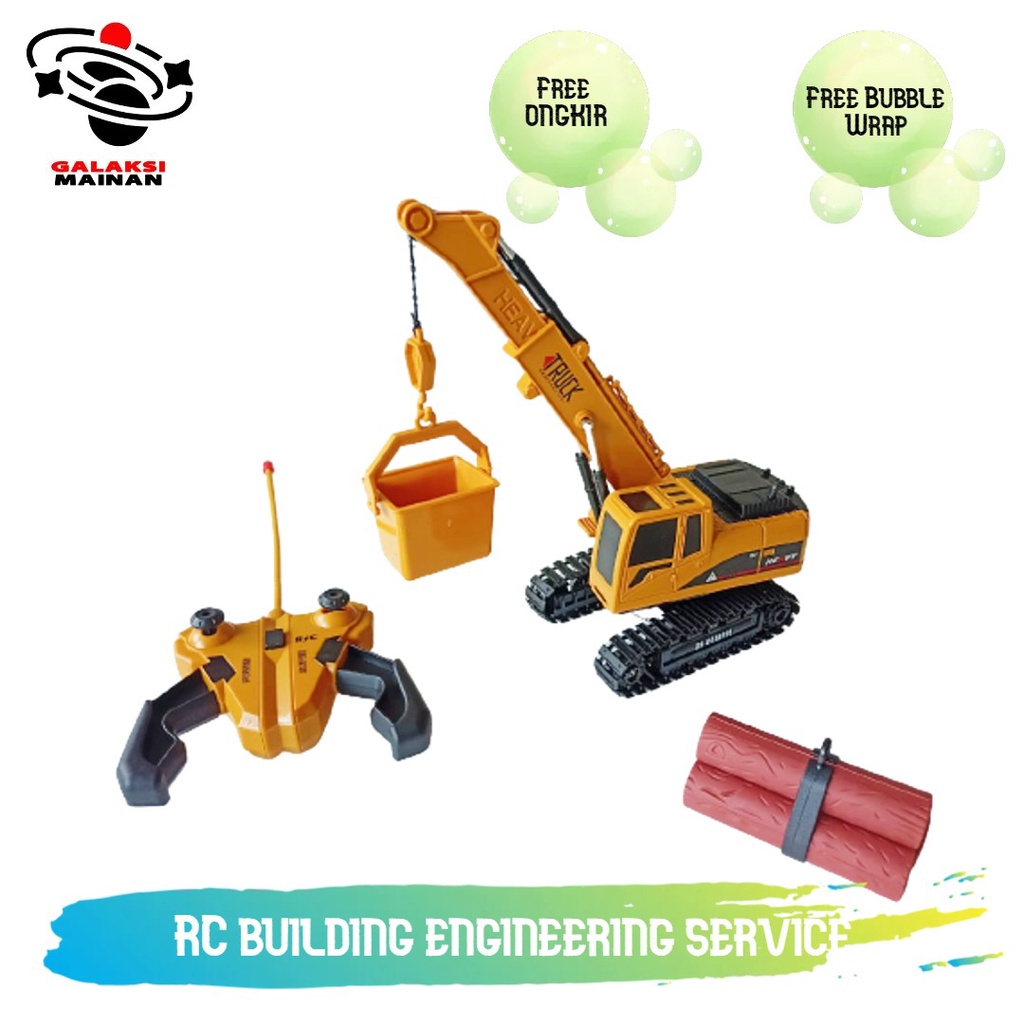 Mainan RC Truck Construction / Remote Control Crane / RC Crane