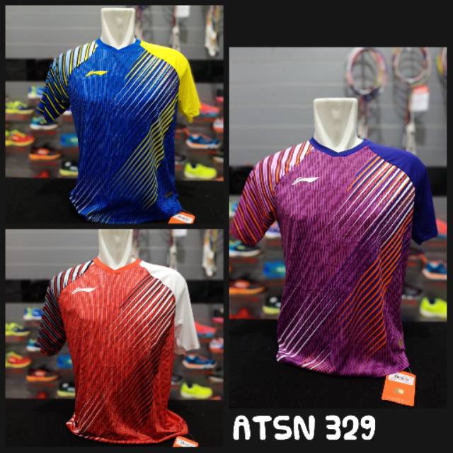 Kaos badminton original lining ATSN 329