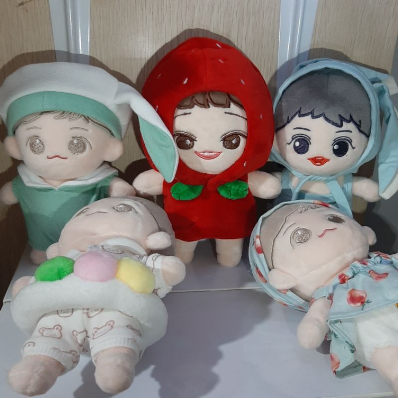 EXO ~ BABYBOO Doll (Xiumin, Lay, Baekhyun, Chen, Chanyeol, DO, Kai)