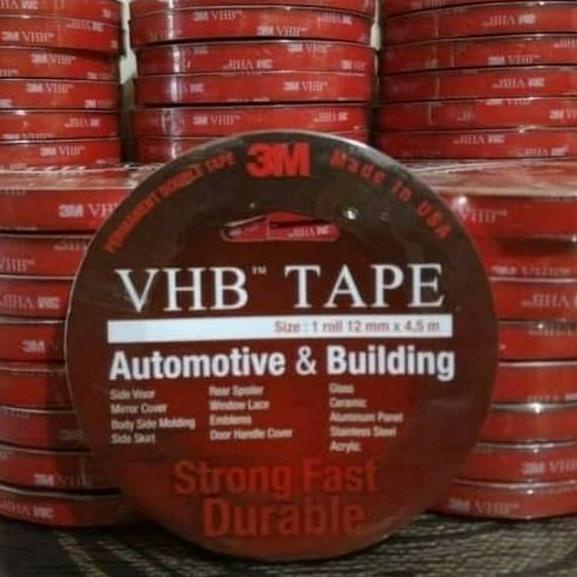 

[KODE PRODUK CLRPJ4057] Original 3M Double Tape VHB 12mm Super Kuat Super Lengket Tahan Lama