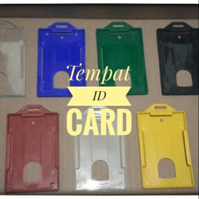 

Keplek / ID card holder / name tag / tempat ID card plastik