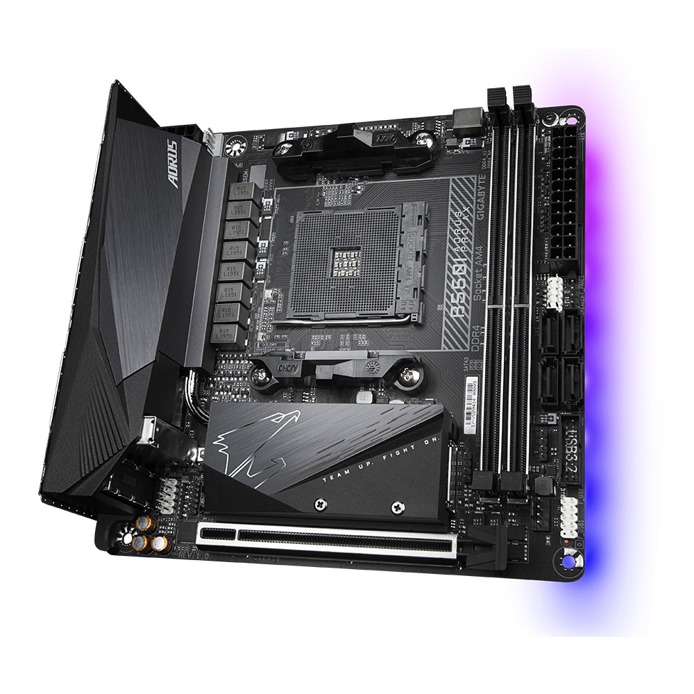 Gigabyte Aorus B550I AORUS PRO AX, Mini ITX Motherboard, PCIe 4.0