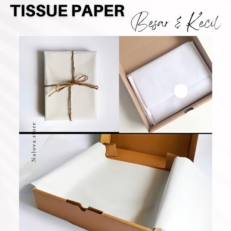 Tissue Paper / Kertas Tissue / Tissue Paper Besar Kecil / Kertas Tisu