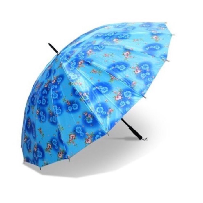 Payung Golf Satin Besar Jumbo 16 Jari - Motif Random