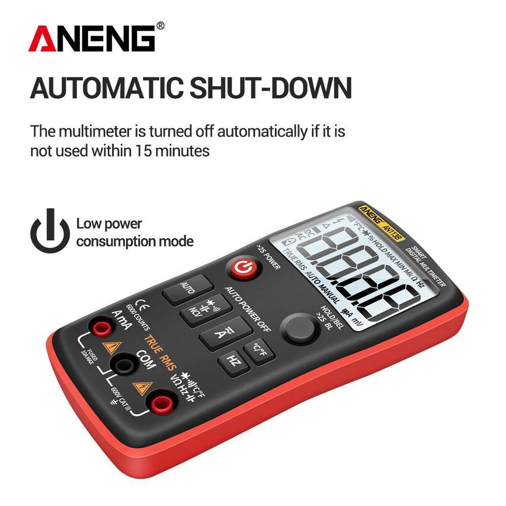 Nanas Digital Smart Multimeter Multifungsi Auto-Ranging AC/DC Transistor Voltage Meter Digital Profesional Meter