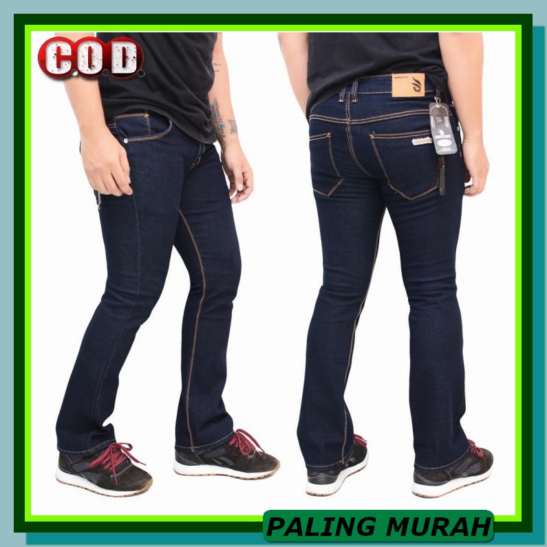 Celana Jeans Sobek Pria Slimfit Skinny Stretch Ripped Jins Panjan TK448 Cutbray Premium Celana Jea